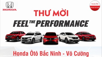 THƯ MỜI CHƯƠNG TRÌNH LÁI THỬ XE "FEEL THE PERFORMANCE" THÁNG 8/2023